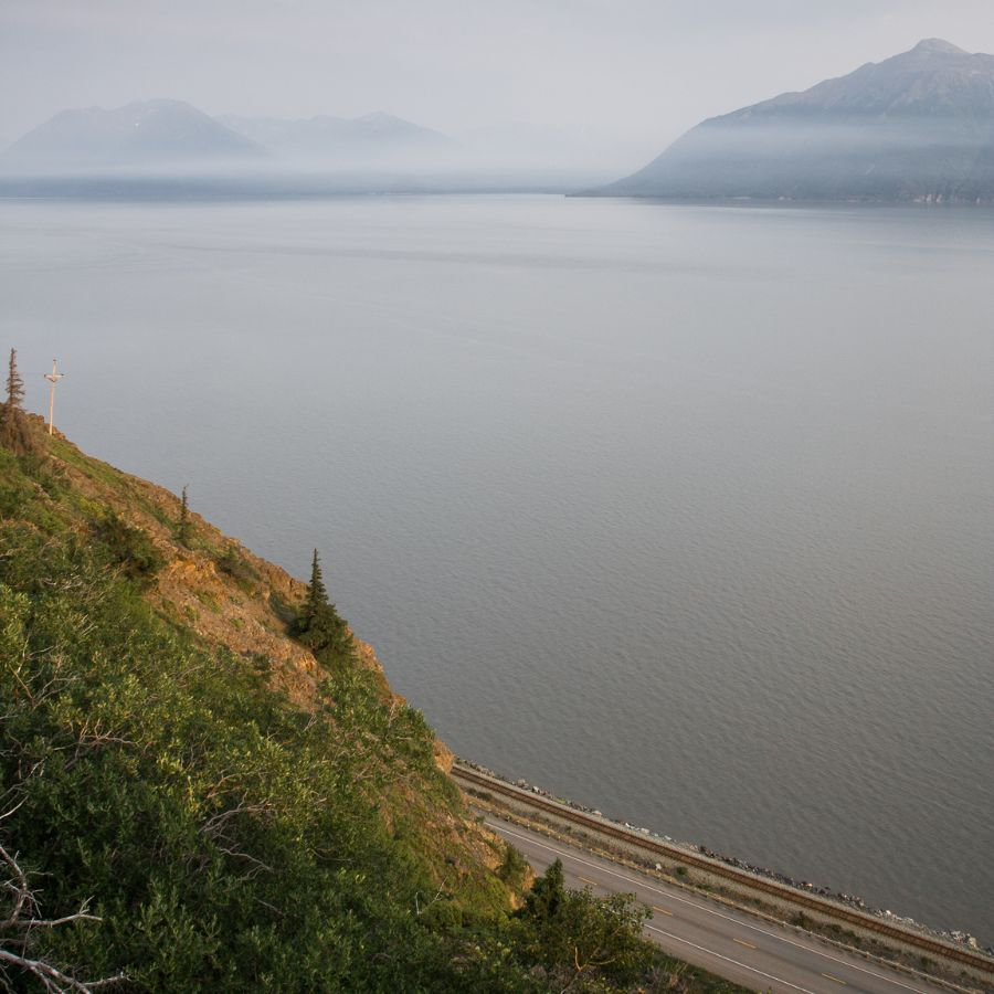 Highway in Chugach State Park